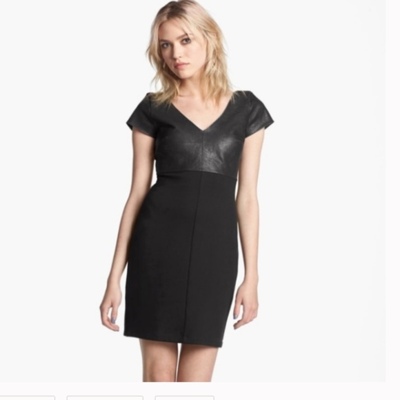 Bailey 44 Dresses & Skirts - Bailey 44 dress Faux leather little black Dress  M